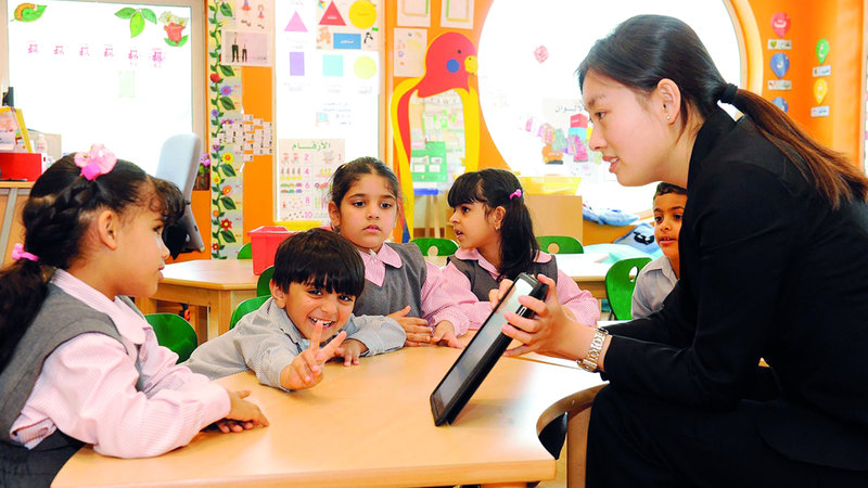 رياض أطفال تنظم اختبارات لقبول الطلاب في صفوفها