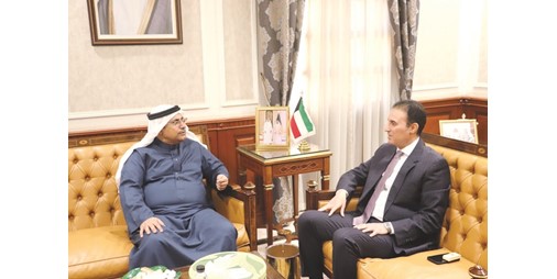 المطيري والعسومي بحثا مستجدات الأوضاع على الساحة العربية