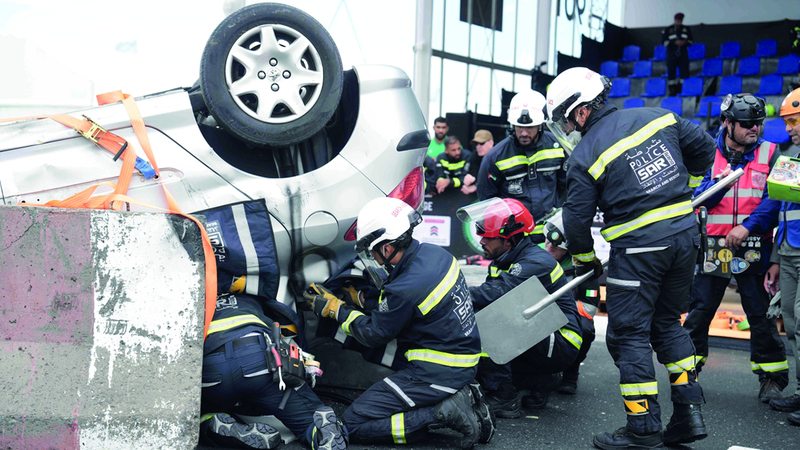 بدء منافسات تحدي الإمارات لفرق الإنقاذ 2024 في دبي