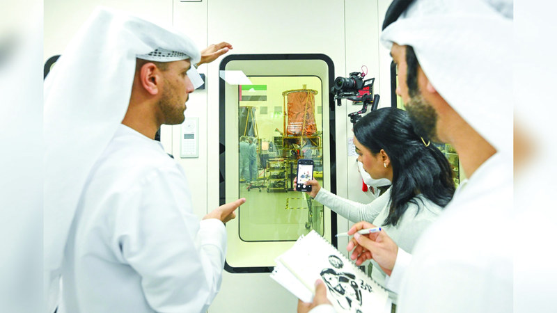 %50 نسبة الإنجاز في القمر الاصطناعي «MBZ-Sat»