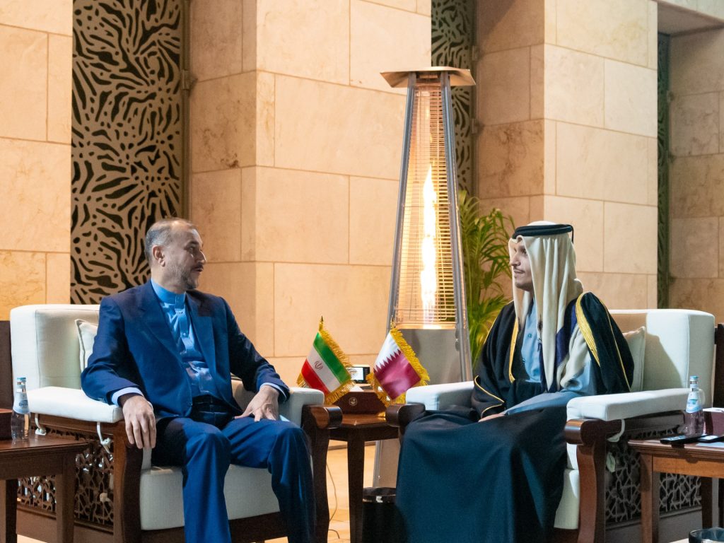 وزيرا خارجية قطر وإيران يبحثان في الدوحة التطورات بغزة