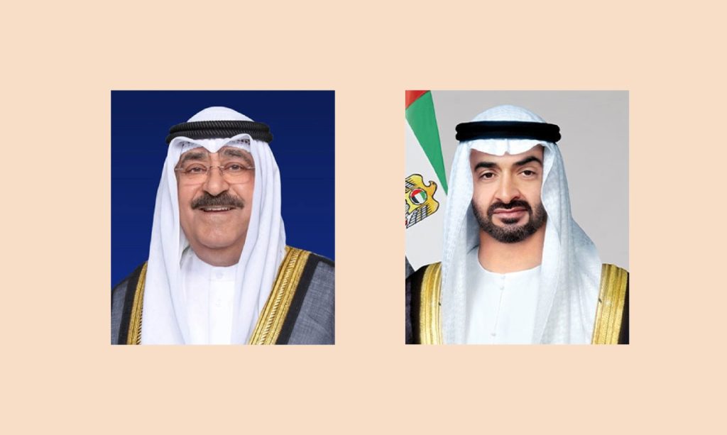 رئيس الدولة وأمير الكويت يبحثان علاقات البلدين وتعزيز العمل الخليجي المشترك