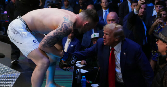 دونالد ترامب يهز معركة UFC، والجماهير غاضبة