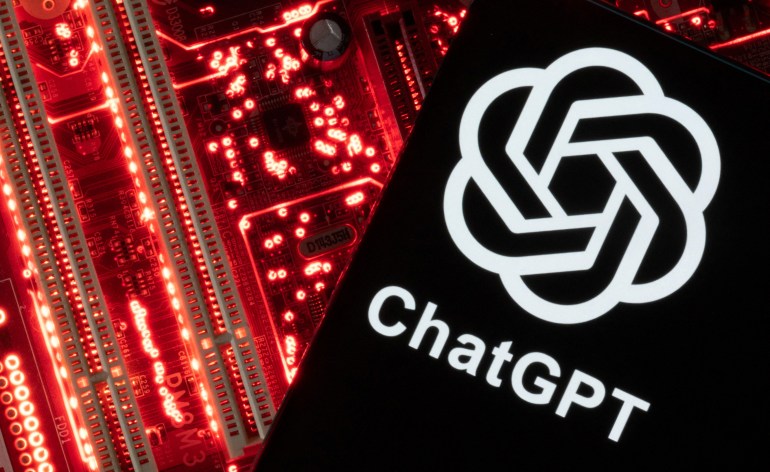 Illustration shows ChatGPT logo