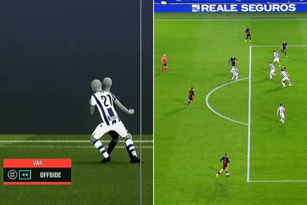 “حذاء” ليفاندوفسكي والهدف الملغى.. هل أخطأ حكم مباراة برشلونة وسوسيداد؟