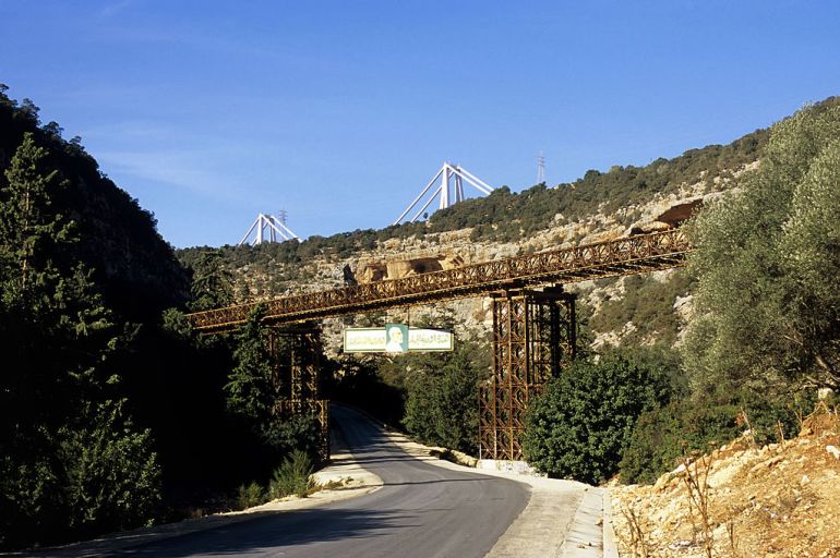 LIBYA - 2004/01/01: Libya, Near Benghazi, Jabal Al Akhdar Mountains (green Mtns), Valley Of Caves, Bridge. (Photo by Wolfgang Kaehler/LightRocket via Getty Images)