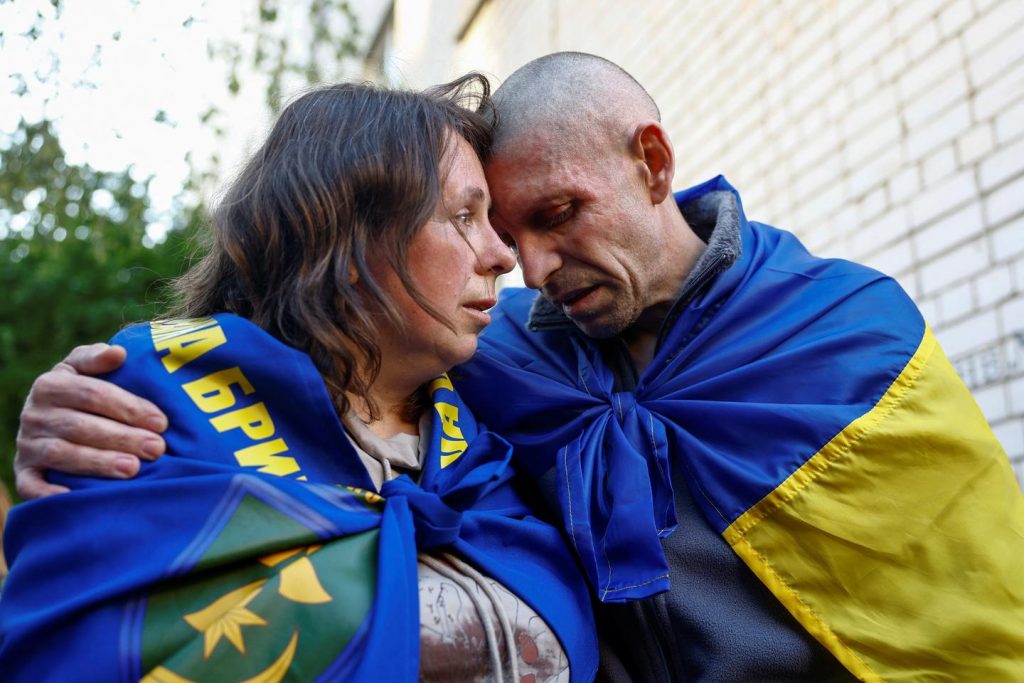 صور الإصدارات السجناء بين أوكرانيا وروسيا