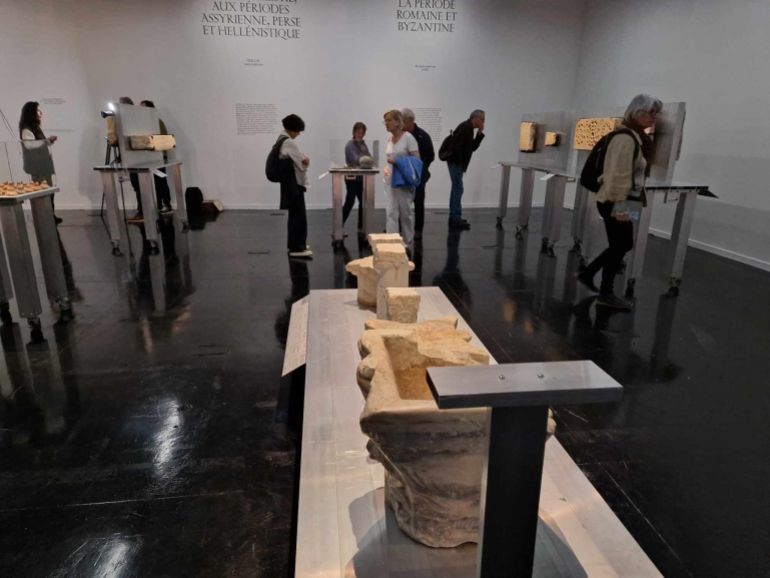 اقبال كثيف على معرض كنوز منقذة من غزة في معهد العالم العربي بباريس