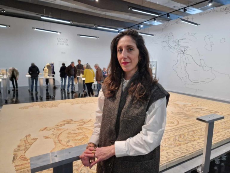 ايلودي بوفار أمينة معرض كنوز منقذة من غزة 9