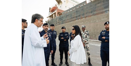 بالفيديو.. وزيرة الأشغال: ميناء الشعيبة أحد المرافق الحيوية في دعم البنية التحتية للدولة