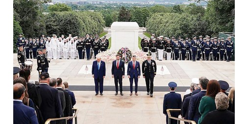 الكويت تشارك في مراسم تكريم قتلى الحروب الأميركية