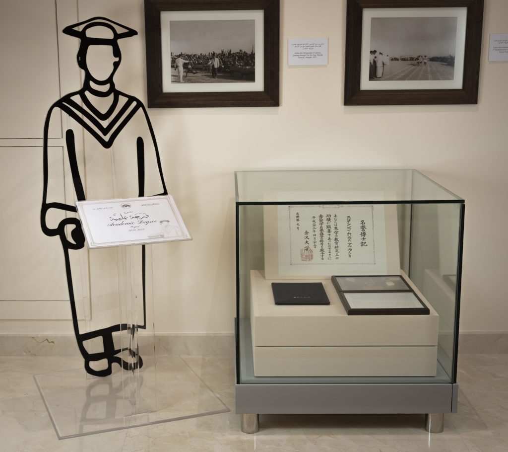 مشروع “درجة علمية” يستذكر حصول حاكم الشارقة الدكتوراة الفخرية من جامعة كانازوا اليابانية