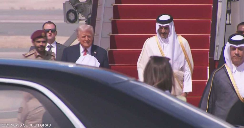ثاني محطة في جولته.. ترامب يصل الدوحة