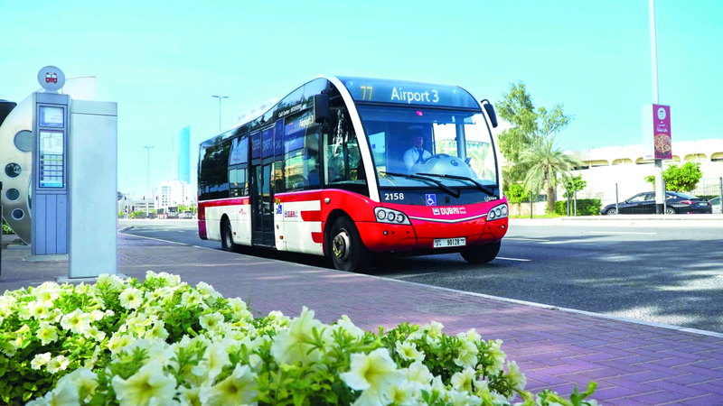 %88 نسبة تغطية حافلات المواصلات العامة في دبي