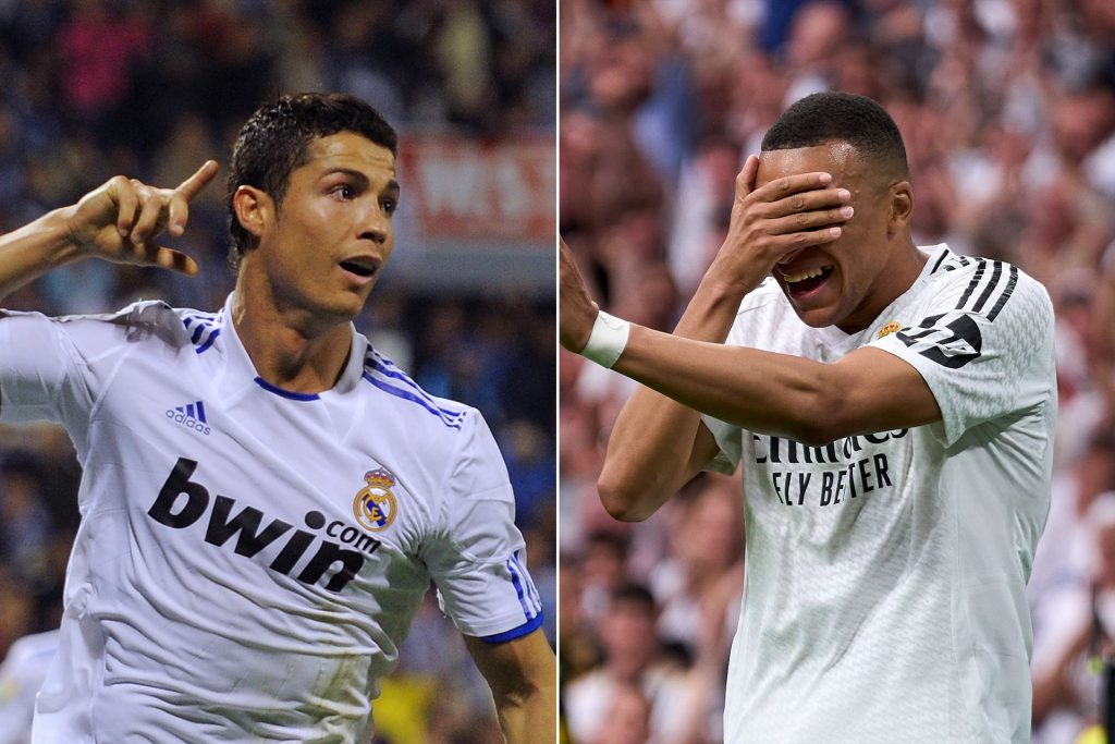 مقارنة بين أرقام رونالدو ومبابي في موسمهما الأول مع ريال مدريد