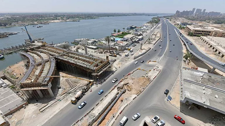 محور 3 يوليو.. أحدث 6 صور لمشروع امتداد محور حسب الله الكفراوي