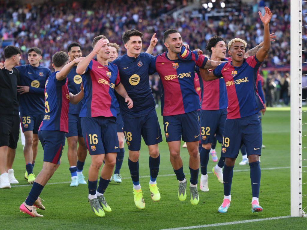 بعد حسم اللقب.. برشلونة يقترب من إنجاز جديد في الليغا