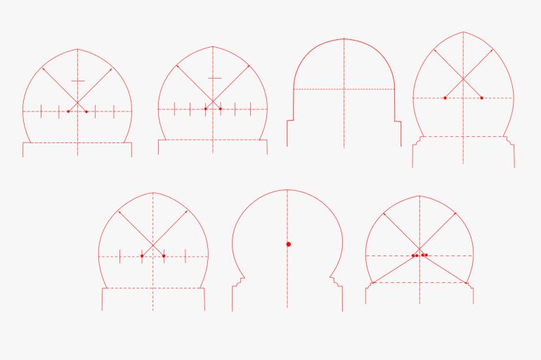 داخلية فقط _لأنواع الأقواس في الأبواب التقليدية في المغرب والمصدر: خاص