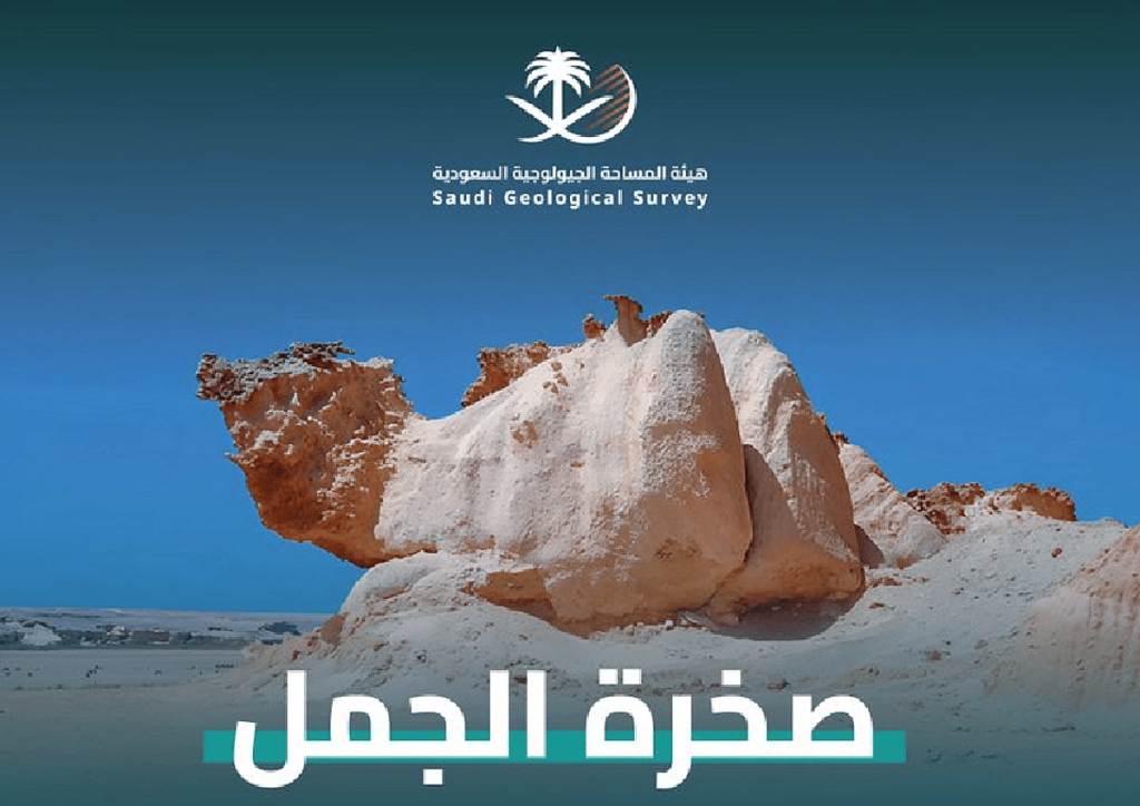 صخرة الجمل في جنوب مدينة الوجه بتبوك.. معلم جيولوجي مميز