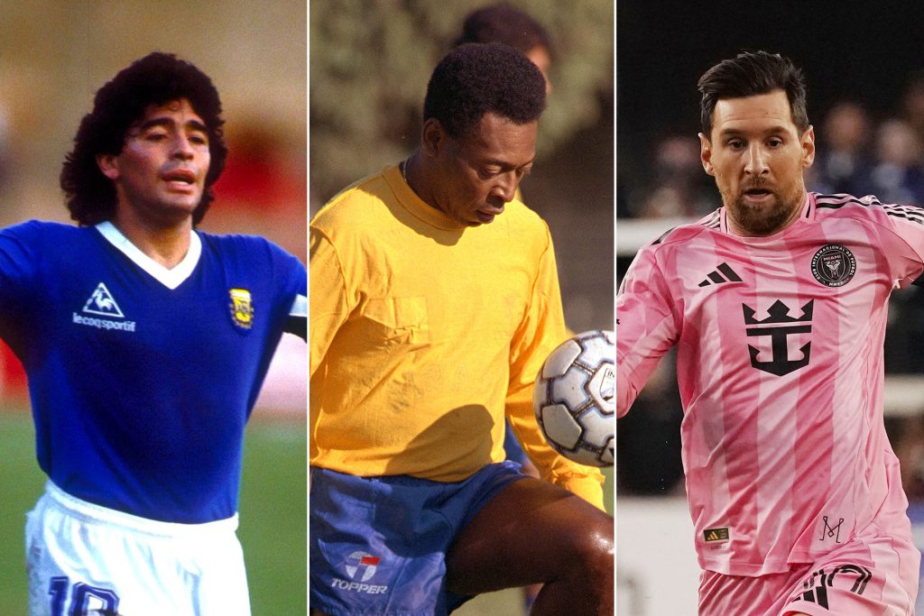 ميسي يتصدر ورونالدو بمركز متأخر.. أفضل 10 لاعبين في تاريخ كرة القدم