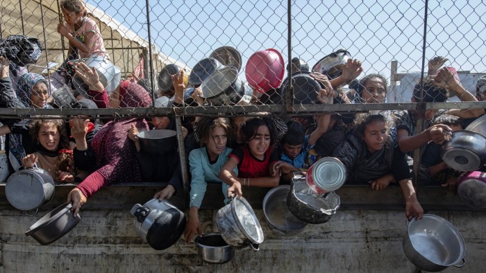 يقول الأمم المتحدة في غزة بأكمله لخطر المجاعة