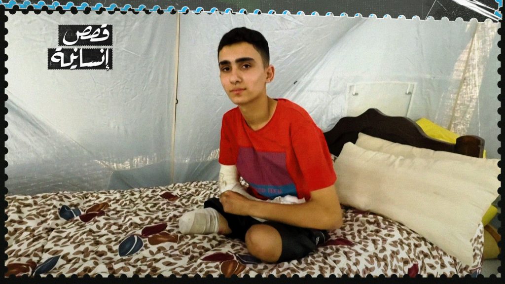 القصف الإسرائيلي يفقد لاعب جمباز ساقيه ويقتل حلمه