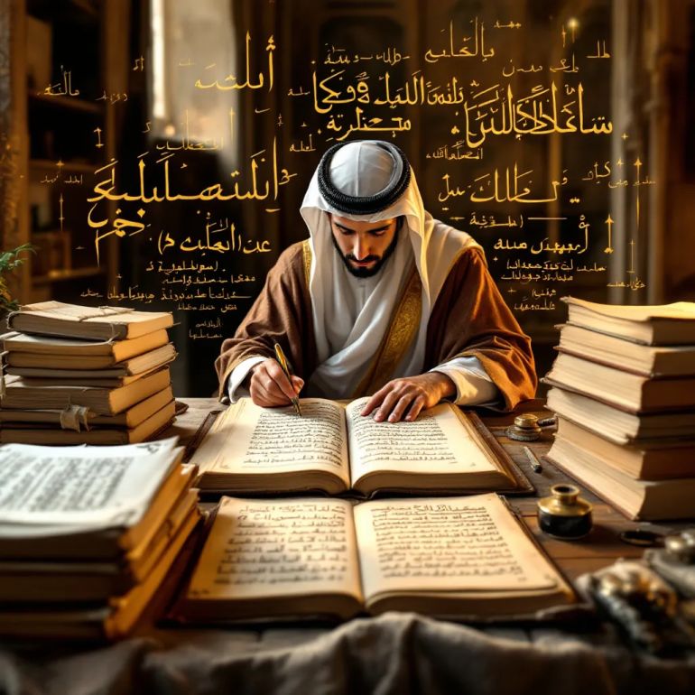 يعرض كتاب "مقوّمات النظرية اللغوية العربية" جذور قواعد النحو العربي، علاقتها بالمعنى، تحليل الشذوذ، وتأثير التراث بالنظريات الحديثة (مولدة بالذكاء الاصطناعي)