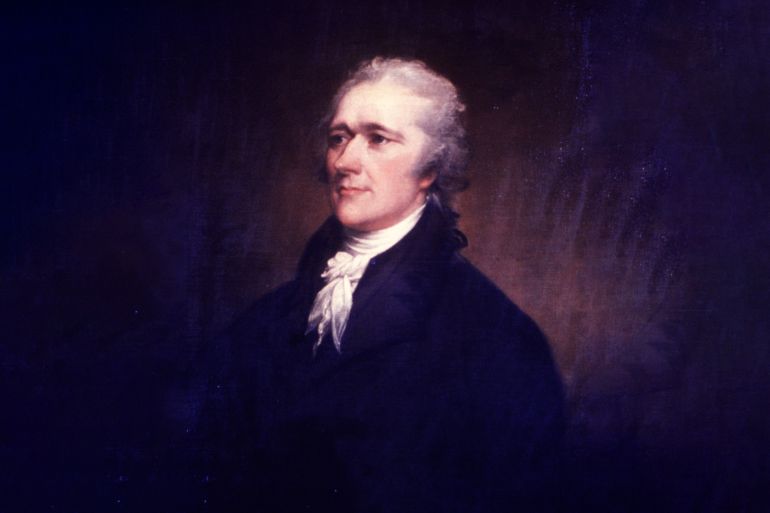 Alexander Hamilton (1757-1804) American revolutionary and statesman. Defender of the Constitution and fist Secretary of the Treasury