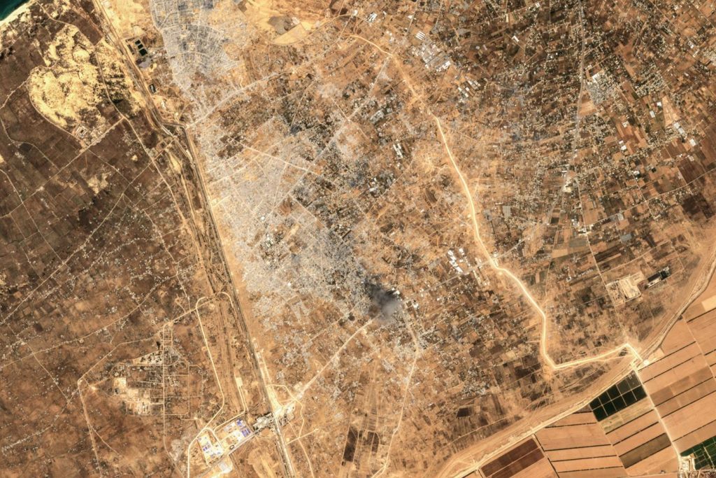 ظل الاستعمار الإسرائيلي على شريط غزة