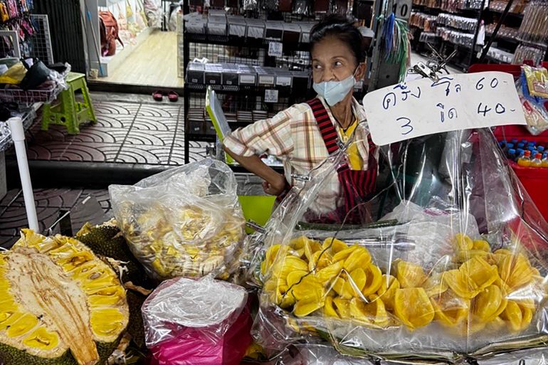 الدوريان من أشهر الفواكه في تايلند / تصوير أنس زكي - الجزيرة