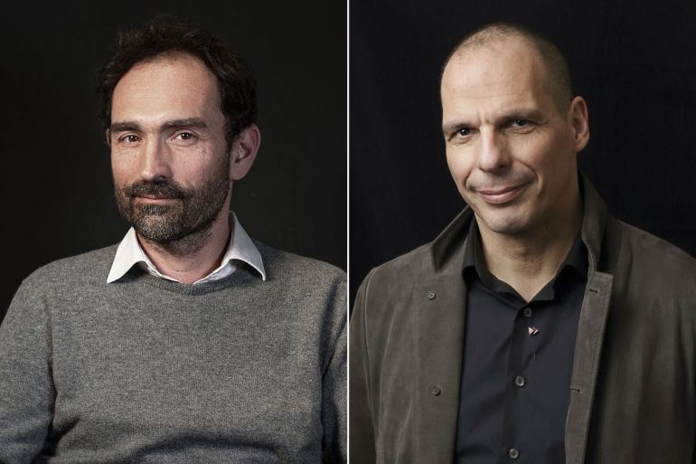 كومبو يجمع cedric durand و Yanis Varoufakis