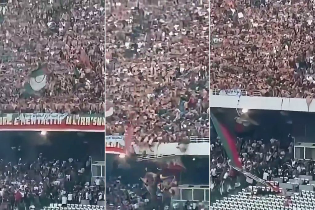 شاهد.. 3 قتلى بسقوط سياج حديدي بملعب “5 جويلية” في الجزائر