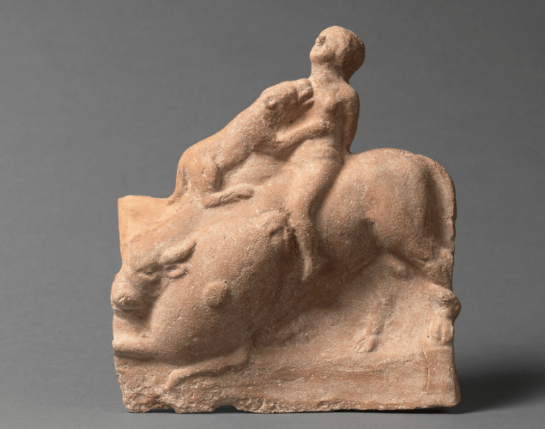 تمثال روماني من مدينة الجم التونسية من مجموعة ريدون في متحف اللوفرالمصدر موقع متحف اللوفر