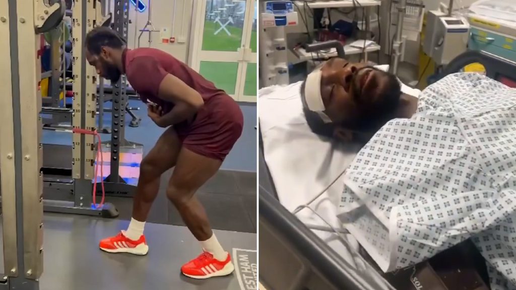 شاهد.. أنطونيو مهاجم وست هام يعود من الموت إلى التدريبات