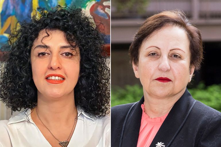 كومبو - شيرين عبادي ونرجس محمدي