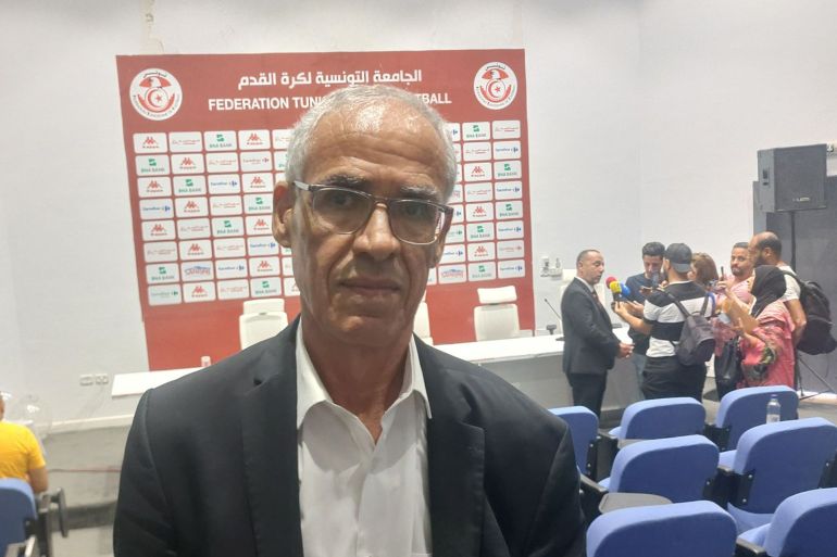 الصورة عدد 5 ـ بوصيري بوجلال رئيس رابطة الدوري التونسي للمحترفين ـ المصدر الجزيرة نت