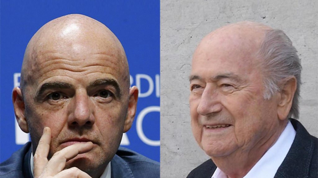 بلاتر يدافع عن رئاسته للفيفا ويهاجم إنفانتينو