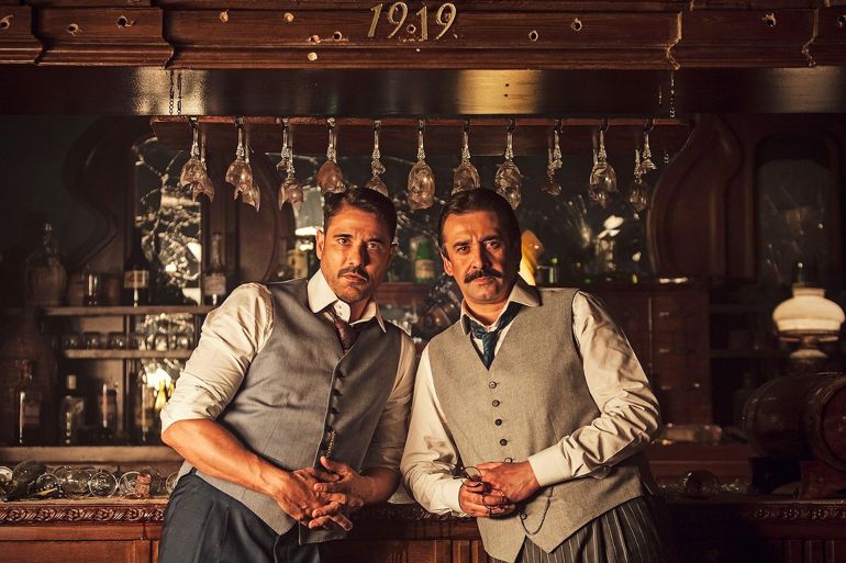 كيرة والجن_كريم عبد العزيز وأحمد عز المصدر: حساب VOX Cinemas @voxcinemas على تويتر