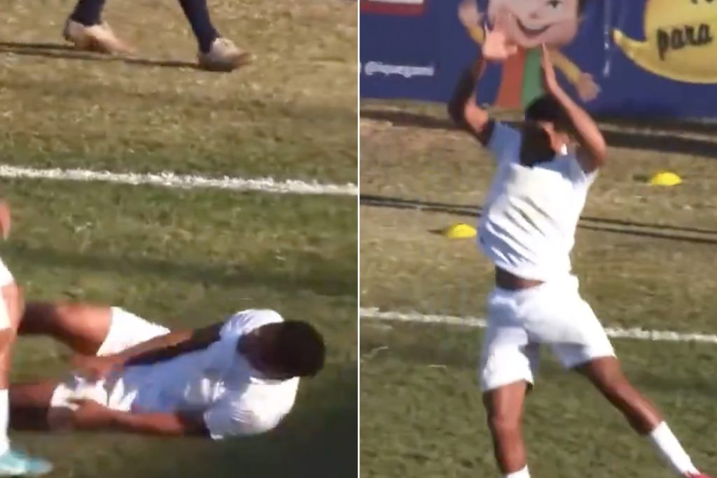 شاهد.. تقليد احتفال رونالدو يتحول إلى كابوس للاعب برازيلي