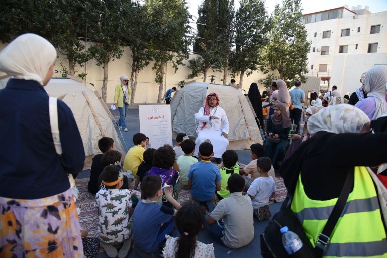 أكثر من 450 شاركوا في مهرجان شدو الرحال، الأردن، الجزيرة نت المصدر: الجزيرة نت