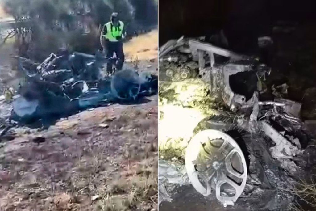 شاهد.. سائق شاحنة يوثق لحظة مصرع واحتراق سيارة لاعب ليفربول
