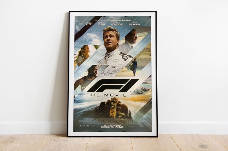 F1 movie poster (artofthemovies.co.uk)