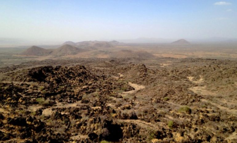 Looking out into the Main Ethiopian Rift, taken at Boset Volcano in Ethiopia. Credit: Prof Thomas Gernon, University of Southampton
