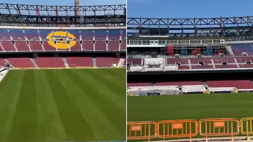شاهد.. ملعب “الكامب نو” معقل برشلونة جاهز