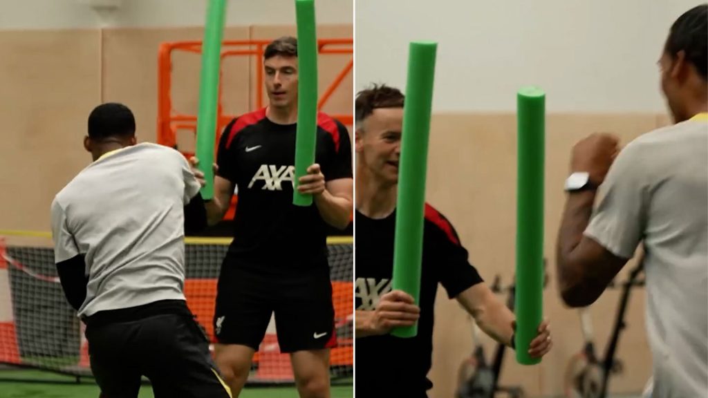 شاهد.. تدريبات ملاكمة للاعبي ليفربول استعدادا للموسم الجديد