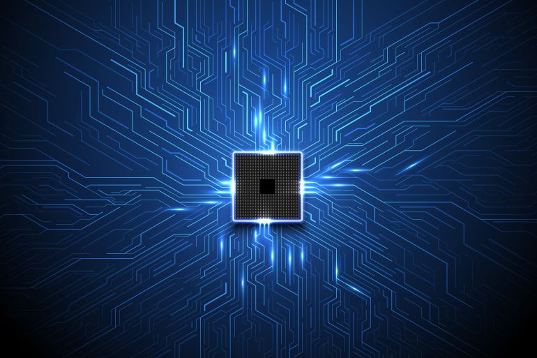 ثمة العديد من المزايا الثورية لدى الحوسبة الكمومية في مجالات شتّى مثل التشفير، واكتشاف الأدوية، وعمليات الاستمثال والتطوير، وتسريع اكتشاف المواد الجديدة (شوترستوك)