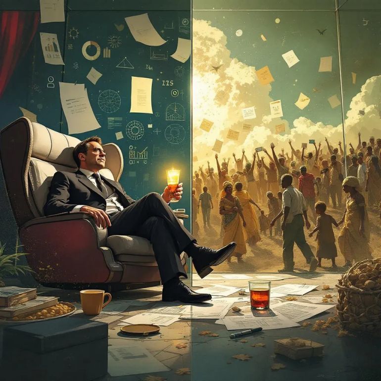 "السادة" هم المستفيدون الحقيقيون من نظام المعونة، الذين يبنون سلطتهم وثروتهم على استمرار الفقر.