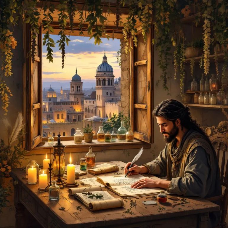 اده شغفه الشديد بالأعشاب ليجوب الشرق، وفي سبيل ذلك ركب الأخطار، وعاش غريبا بلا أهل ولا صاحبة تؤنس أيامه