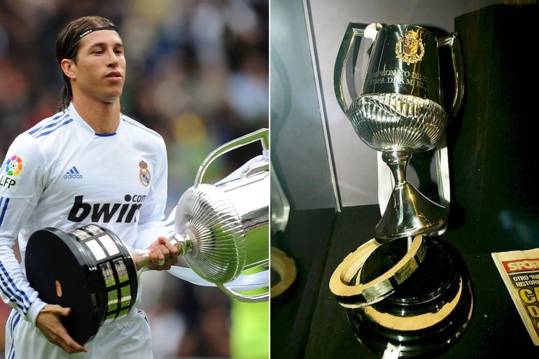 سيرجيو راموس يسقط كأس الملك في 2011