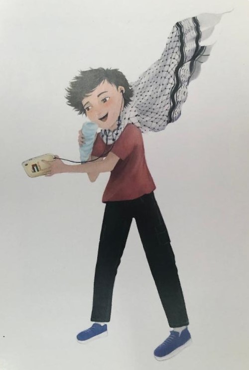 فتى فلسطيني من غزة في قصة أطفال طابور الماء يتحدى الإبادة والقتل